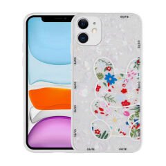 iPhone 11 Kılıf Desenli Sert Silikon Mumila Kapak