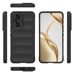 Honor 200 Pro Kılıf Esnek TPU Oyuklu Arka Yüzey Tasarımlı Etnik Silikon Kapak