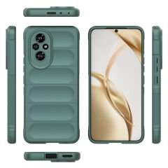 Honor 200 Pro Kılıf Esnek TPU Oyuklu Arka Yüzey Tasarımlı Etnik Silikon Kapak