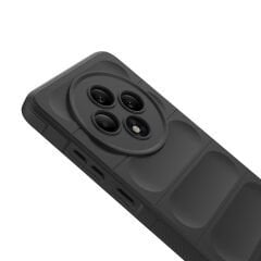 Oppo Reno 11FS Kılıf Esnek TPU Oyuklu Arka Yüzey Tasarımlı Etnik Silikon Kapak