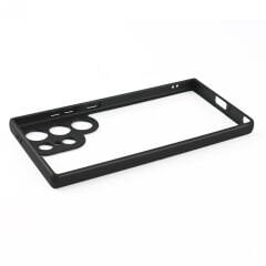 Samsung Galaxy S24 Ultra Kılıf Kamera Korumalı Şeffaf Arka Yüzey New Roll Kapak