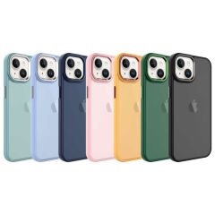 iPhone 14 Kılıf Buzlu Sert PC May Kapak