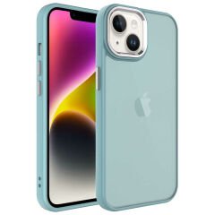 iPhone 14 Kılıf Buzlu Sert PC May Kapak