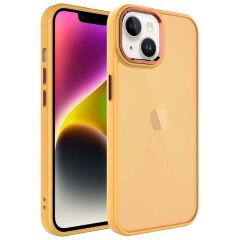 iPhone 14 Kılıf Buzlu Sert PC May Kapak