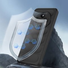 Xiaomi Redmi 14C 4G Kılıf Esnek TPU Oyuklu Arka Yüzey Tasarımlı Etnik Silikon Kapak