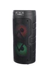 2129 Kablosuz Mikrofonlu RGB Ledli USB/TF/Radyolu Taşınabilir Bluetooth Hoparlör Parti Speaker