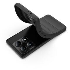 Xiaomi 14T Pro Kılıf Esnek TPU Oyuklu Arka Yüzey Tasarımlı Etnik Silikon Kapak