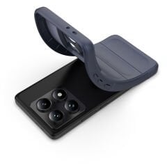 Xiaomi 14T Pro Kılıf Esnek TPU Oyuklu Arka Yüzey Tasarımlı Etnik Silikon Kapak