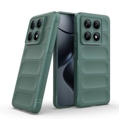 Xiaomi 14T Pro Kılıf Esnek TPU Oyuklu Arka Yüzey Tasarımlı Etnik Silikon Kapak