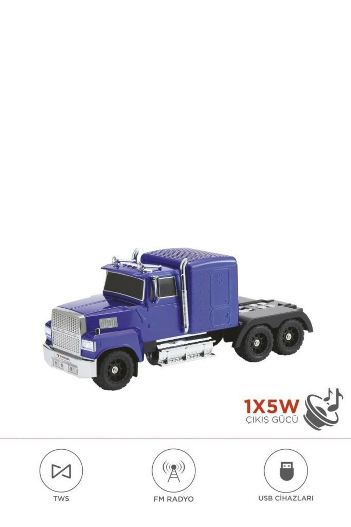 D50 Tır Bluetooth Hoparlör FM-AUX-USB Destekli Speaker Hoparlör