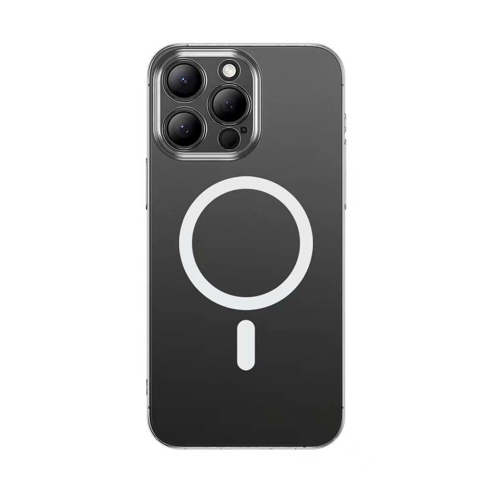 iPhone 15 Pro Max Kılıf Magsafe Şarj Özellikli Toz Önleyici Helo Kapak