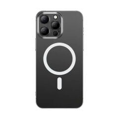 iPhone 15 Pro Max Kılıf Magsafe Şarj Özellikli Toz Önleyici Helo Kapak