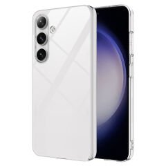 Samsung Galaxy S25 Plus Kılıf Sert Pürüzsüz Şeffaf Droga Kapak