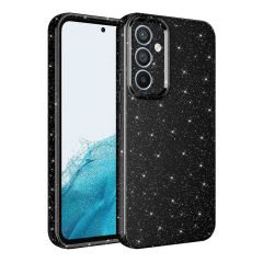 Samsung Galaxy A35 Kılıf Kamera Korumalı Simli Lüks Koton Kapak