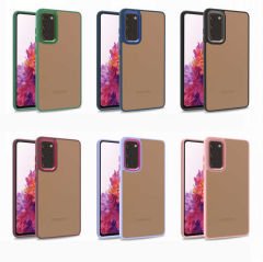 Samsung Galaxy S20 FE Kılıf Kamera Çıkıntılı Arkası Şeffaf Köşeleri Parlak Renkli Işlemeli Flora Kapak