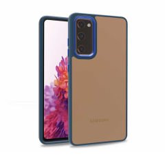 Samsung Galaxy S20 FE Kılıf Kamera Çıkıntılı Arkası Şeffaf Köşeleri Parlak Renkli Işlemeli Flora Kapak