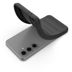 Samsung Galaxy S24 FE Kılıf Esnek TPU Oyuklu Arka Yüzey Tasarımlı Etnik Silikon Kapak