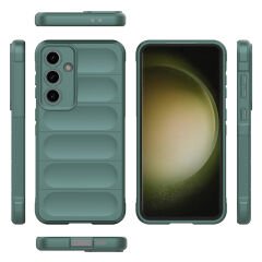 Samsung Galaxy S24 FE Kılıf Esnek TPU Oyuklu Arka Yüzey Tasarımlı Etnik Silikon Kapak