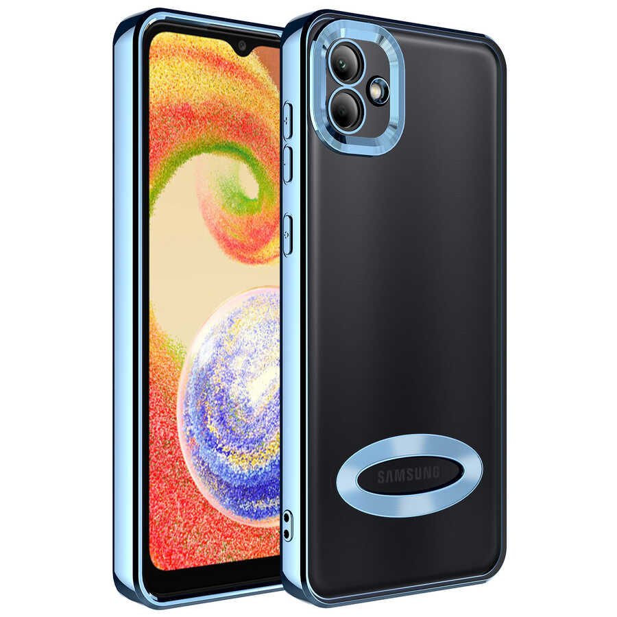 Samsung Galaxy A03 Kılıf Kamera Korumalı Logo Gösteren Omega Kapak