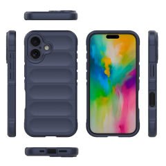 iPhone 16 Kılıf Esnek TPU Oyuklu Arka Yüzey Tasarımlı Etnik Silikon Kapak