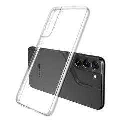 Samsung Galaxy S22 Kılıf Ultra İnce Sert Kamera Çıkıntılı Şeffaf Vonn Kapak