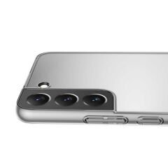 Samsung Galaxy S22 Kılıf Ultra İnce Sert Kamera Çıkıntılı Şeffaf Vonn Kapak