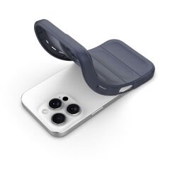 iPhone 16 Pro Kılıf Esnek TPU Oyuklu Arka Yüzey Tasarımlı Etnik Silikon Kapak