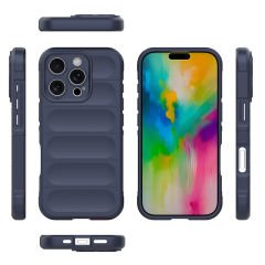 iPhone 16 Pro Max Kılıf Esnek TPU Oyuklu Arka Yüzey Tasarımlı Etnik Silikon Kapak