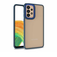 Samsung Galaxy A72 Kılıf Kamera Çıkıntılı Arkası Şeffaf Köşeleri Parlak Renkli Işlemeli Flora Kapak