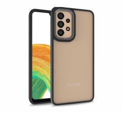 Samsung Galaxy A72 Kılıf Kamera Çıkıntılı Arkası Şeffaf Köşeleri Parlak Renkli Işlemeli Flora Kapak