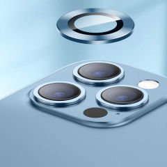 iPhone 13 Pro Max CL-04 Kamera Lens Koruyucu Gümüş