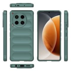 Tecno Camon 30 4G Kılıf Esnek TPU Oyuklu Arka Yüzey Tasarımlı Etnik Silikon Kapak