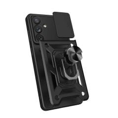 Samsung Galaxy A54 Tank Kılıf Magnetik Standlı Kamera Korumalı Sürgülü Vega Kapak