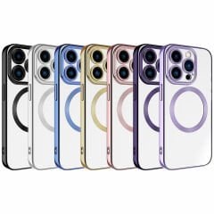 iPhone 15 Pro Max Kılıf Magsafe Wireless Şarj Özellikli Setro Silikon