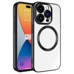 iPhone 15 Pro Max Kılıf Magsafe Wireless Şarj Özellikli Setro Silikon