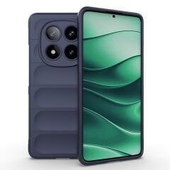 Xiaomi Redmi Note 14 Pro 4G Kılıf Esnek TPU Oyuklu Arka Yüzey Tasarımlı Etnik Silikon Kapak