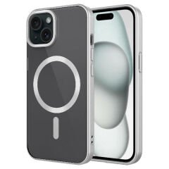 iPhone 15 Kılıf Mat Tasarımlı Magsafe Wireless Şarj Özellikli Mat Setro Kapak