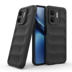 İnfinix Hot 50i 4G Kılıf Esnek TPU Oyuklu Arka Yüzey Tasarımlı Etnik Silikon Kapak