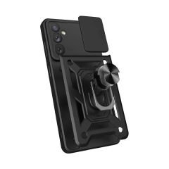 Samsung Galaxy A34 Tank Kılıf Magnetik Standlı Kamera Korumalı Sürgülü Vega Kapak