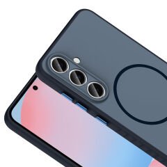 Samsung Galaxy S25 FE Kılıf Kablosuz Şarj Özellikli Kamera Korumali Tea Kapak