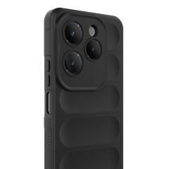 İnfinix Hot 40 Kılıf Esnek TPU Oyuklu Arka Yüzey Tasarımlı Etnik Silikon Kapak