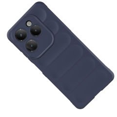 İnfinix Hot 40 Kılıf Esnek TPU Oyuklu Arka Yüzey Tasarımlı Etnik Silikon Kapak