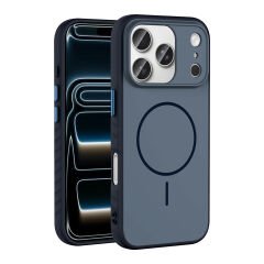 iPhone 17 Pro Max Kılıf Kılıf Kablosuz Şarj Özellikli Kamera Korumali Tea Kapak