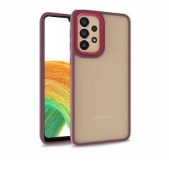 Samsung Galaxy A52 Kılıf Kamera Çıkıntılı Arkası Şeffaf Köşeleri Parlak Renkli Işlemeli Flora Kapak