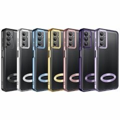 Samsung Galaxy A14 Kılıf Kamera Korumalı Logo Gösteren Omega Kapak Kılıf