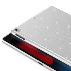 Apple iPad 10.2 (8 Nesil) Simli Parlak Görünümlü Tablet Koton Kılıf