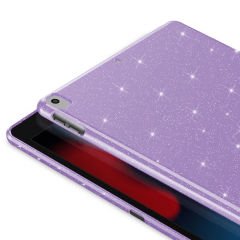Apple iPad 10.2 (8 Nesil) Simli Parlak Görünümlü Tablet Koton Kılıf