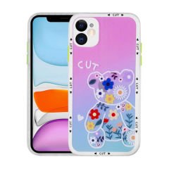 iPhone 11 Kılıf Kamera Korumalı Desenli Sert Hess Kapak