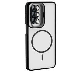 Samsung Galaxy A17 Kılıf Standlı ve Kamera Lens Hediyeli Etro Kapak