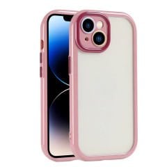 iPhone 13 Kılıf Kamera Korumalı Renkli Kenar ve Çerçeve Tasarımlı Vitamin Kapak